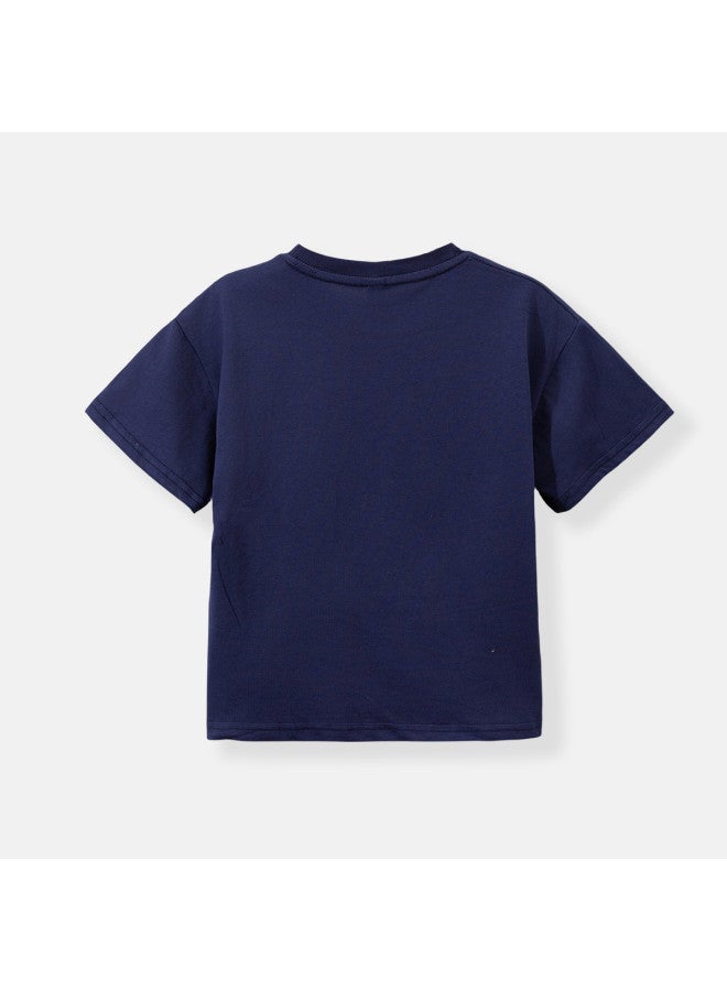 Bumblebee Boys' Short-sleeve T-shirts 2025 New Summer Collection - Breathable Solid Color Casual Top For Big Kids Trendy Children's Wear - Image 5