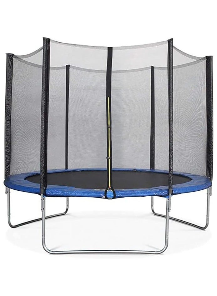 Generic Shopster 8 Feet Jumping Trampoline with Safety Net, Suitable for Both Kids & Adults | Indoor & Outdoor | Supports Weight Capacity of 150 Kgs (Dia -8ft) Extra Bounce - Image 1