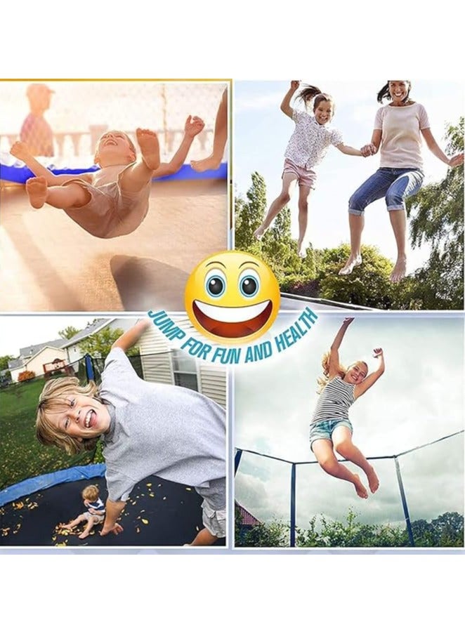 Generic Shopster 8 Feet Jumping Trampoline with Safety Net, Suitable for Both Kids & Adults | Indoor & Outdoor | Supports Weight Capacity of 150 Kgs (Dia -8ft) Extra Bounce - Image 4