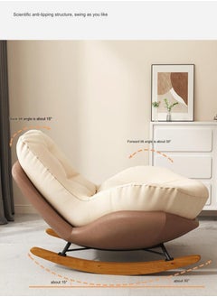 Arabest Single Sofa, Rocking Chair, Living Room, Person Sofa, Single Person Rocking Chair, Lounge Chair, Home Balcony, Leisure Chair  - Image 4