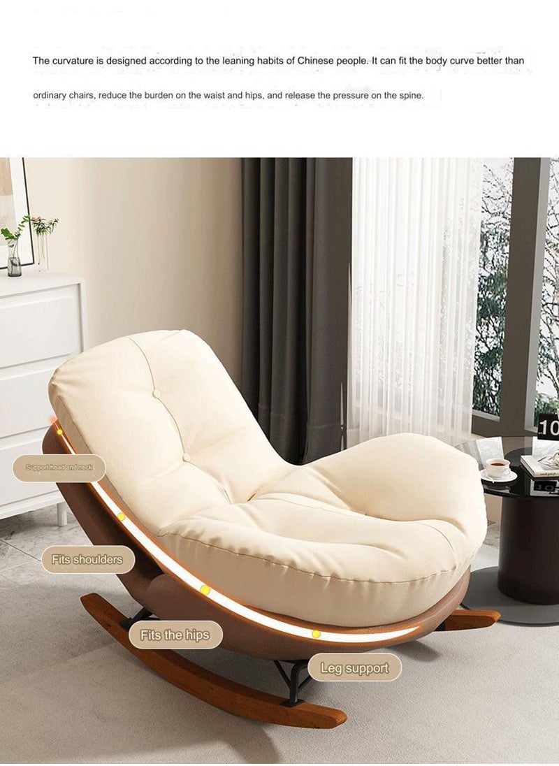 Arabest Single Sofa, Rocking Chair, Living Room, Person Sofa, Single Person Rocking Chair, Lounge Chair, Home Balcony, Leisure Chair  - Image 5