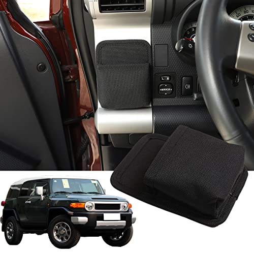 YUECHI For Toyota FJ Cruiser 2007-2021 car center console side outlet storage bag (Main driving storage bag) - Image 1