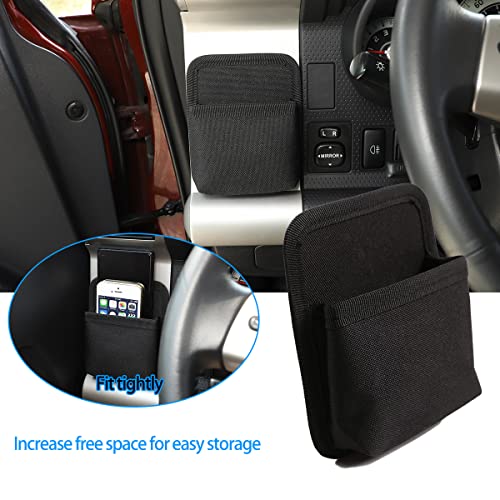 YUECHI For Toyota FJ Cruiser 2007-2021 car center console side outlet storage bag (Main driving storage bag) - Image 2