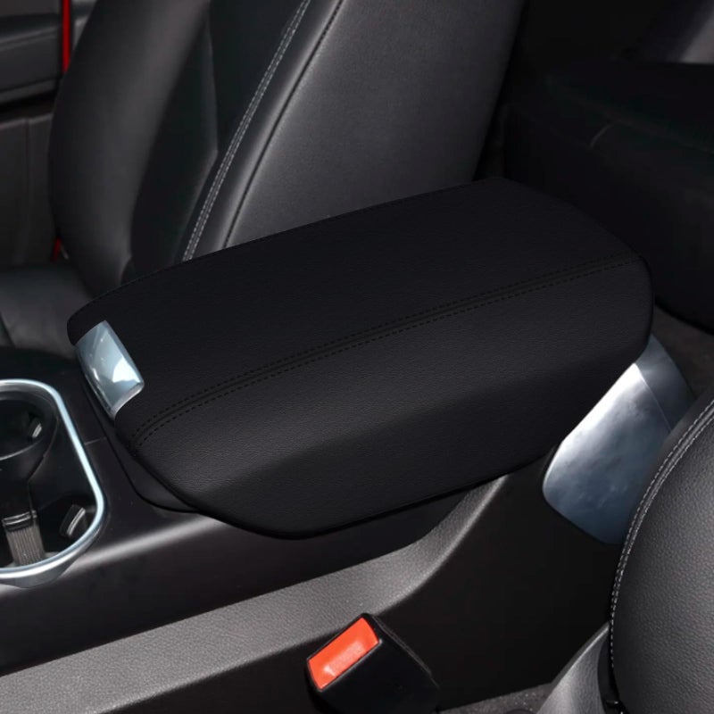 faccaibbg Center Console Cover for Porsche Cayenne 20112018 BlackArmrest Cover for 2011 2012 2013 2014 2015 2016 2017 2018 Porsche Cayenne GTSPlatinum Edition Accessories - Image 2