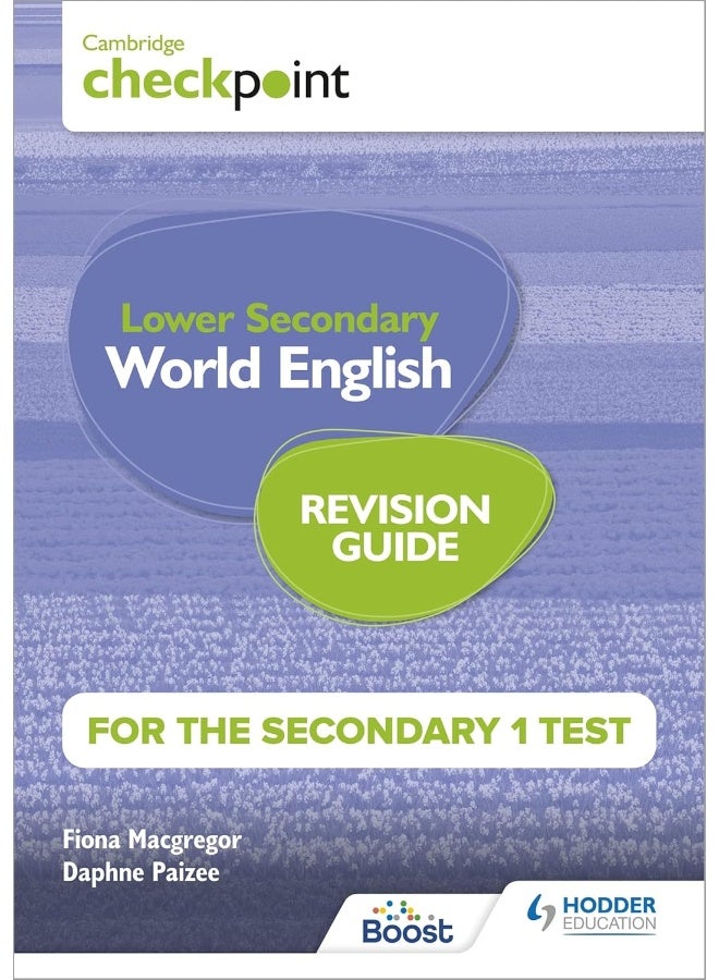 Cambridge Checkpoint Lower Secondary World English for the Secondary 1 Test Revision Guide