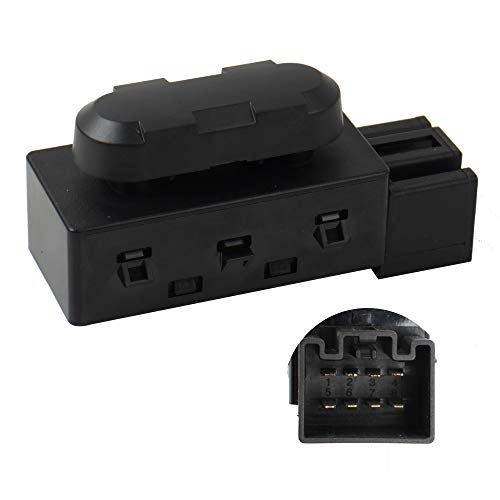 Citumo 6 Way Power Seat Adjust Switch for Compatible with 2005-2015 Edge Escape Expedition Explorer Flex F150 F250 F350 F450 MKX, Replace OE 5F9T-14B709-AA, 9L3Z14A701A, SW605, PSW550 - Image 2