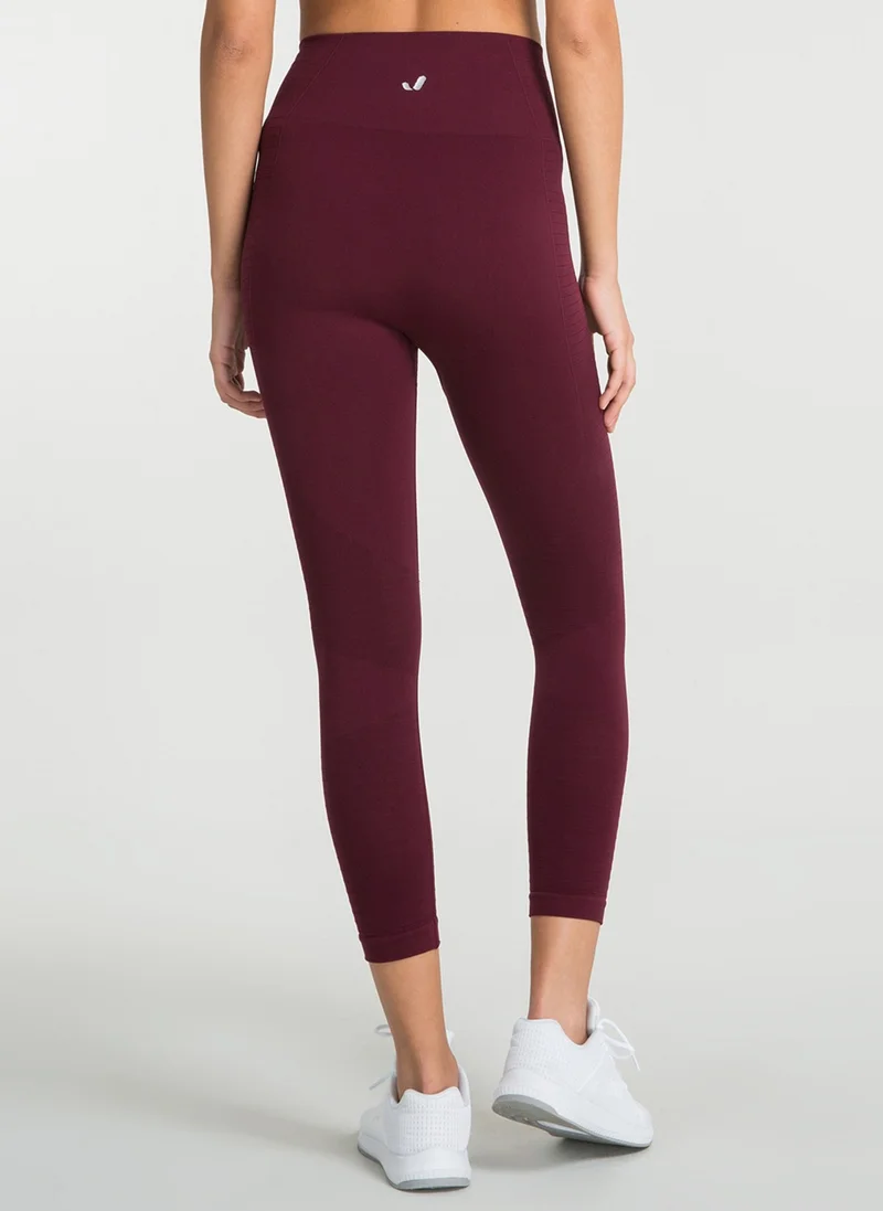جيرف Gela High Waist, Flexible and Gathering Sports Leggings Claret Red