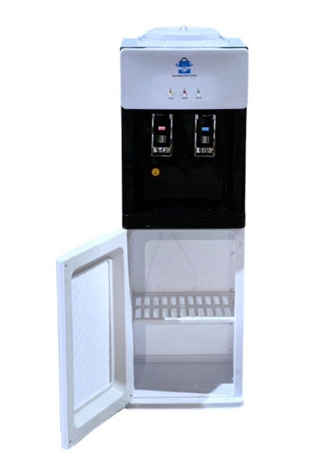WDA Floor Standing Top Loaded Water Dispenser Fast Cooling with Hot and Cold Stainless Steel Tank with Storage Box - WDA-SJYTD-66A