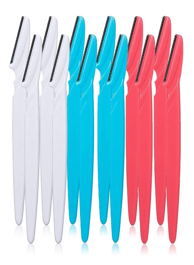 Opaz Touchup Eyebrow Razor Dermaplaning Tooland Facial Razor With Precision Guide Cover12 Pack Skin Care Kit Waxless - Image 1