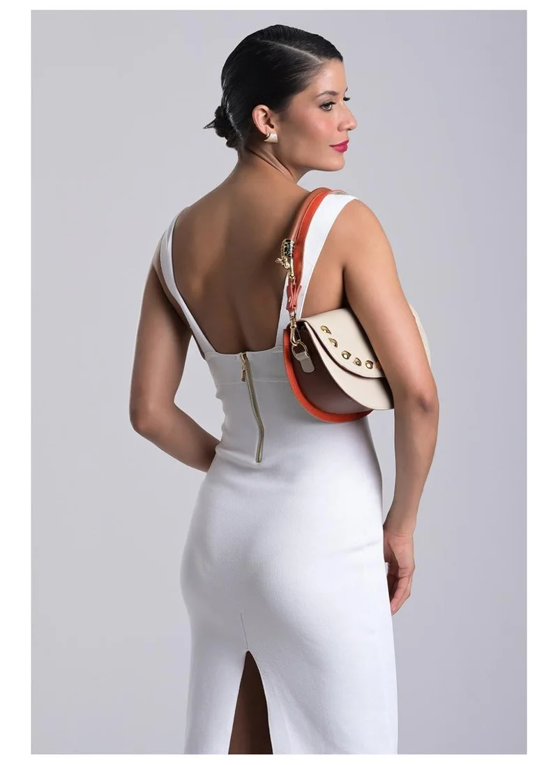 Carmen Steffens  Off-white Saddle Bag for Women | Best Price UAE