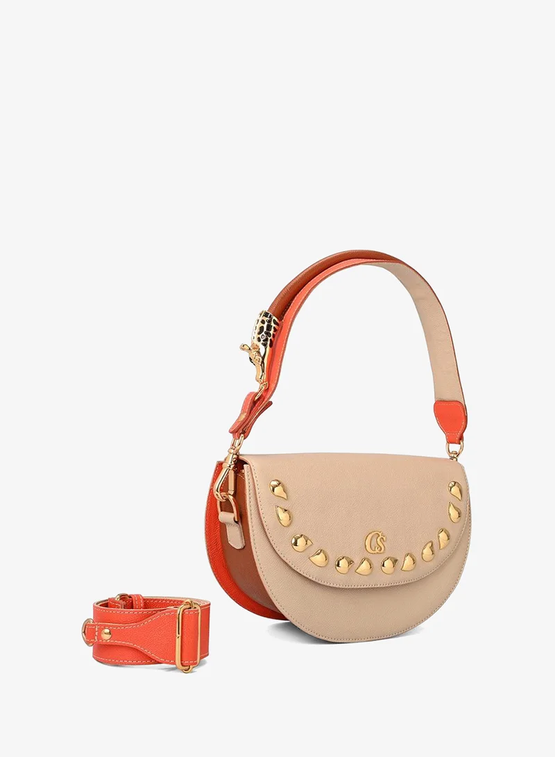 Off-white Saddle Bag