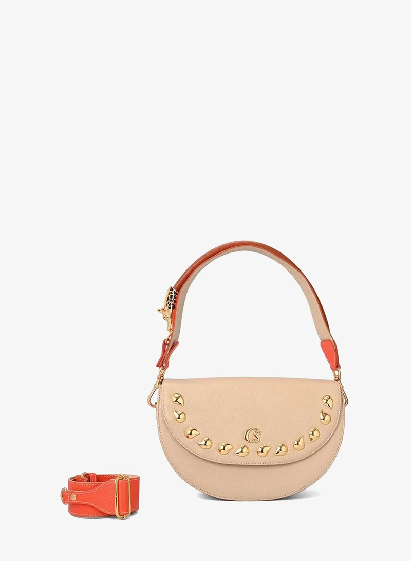 Carmen Steffens  Off-white Saddle Bag for Women | Best Price UAE