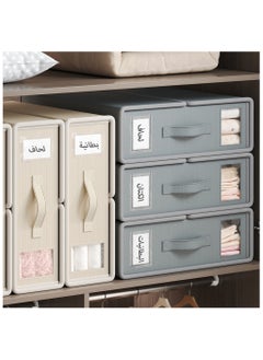LKTOCAFT Foldable Oxford Fabric Storage Organizer Box Set - Sturdy Clear Containers for Bedding, Clothes, Blankets with Handles - Breathable, Moisture-Proof Closet Bags , 38x32x11.5cm  - Image 3