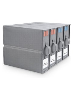 LKTOCAFT Foldable Oxford Fabric Storage Organizer Box Set - Sturdy Clear Containers for Bedding, Clothes, Blankets with Handles - Breathable, Moisture-Proof Closet Bags , 38x32x11.5cm  - Image 1