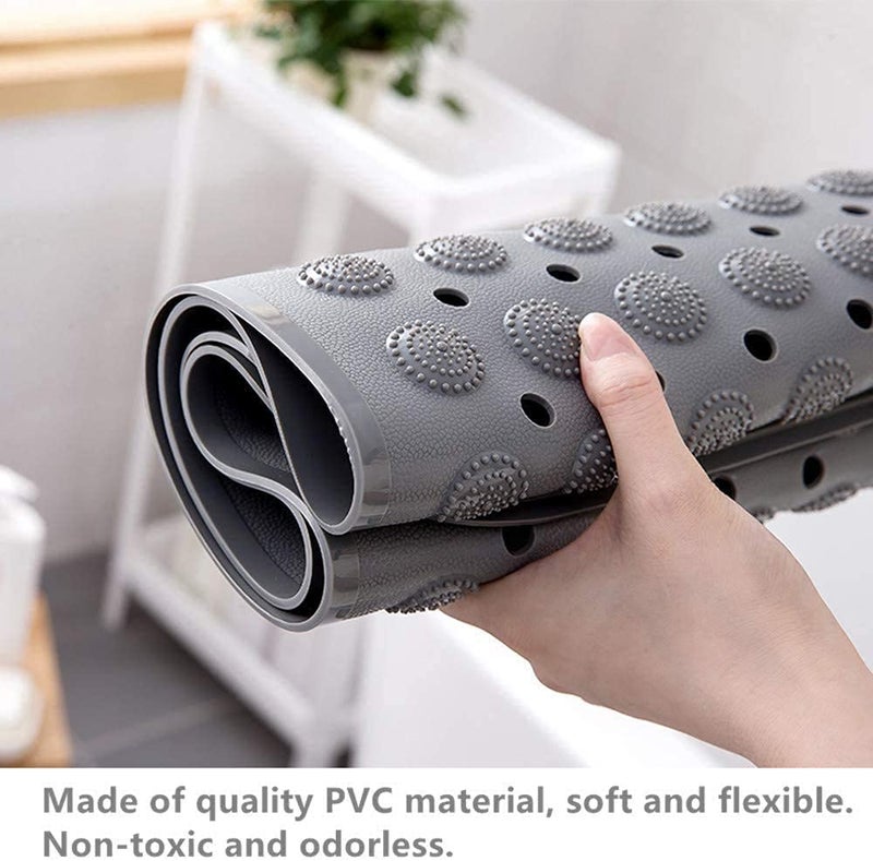 TAGPR Door mat Bathroom mats Anti Slip for Entrance Floor Foot Skid Bathtub Bath Shower Suction Cups (Design 5 | 100 X 40) - Image 3