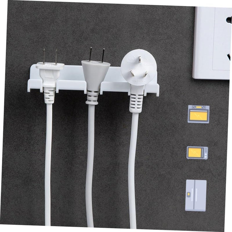 Wall Mounted Toothbrush Holder Adhesive 5pcs Set For Bathroom Organization Random Color - Image 3