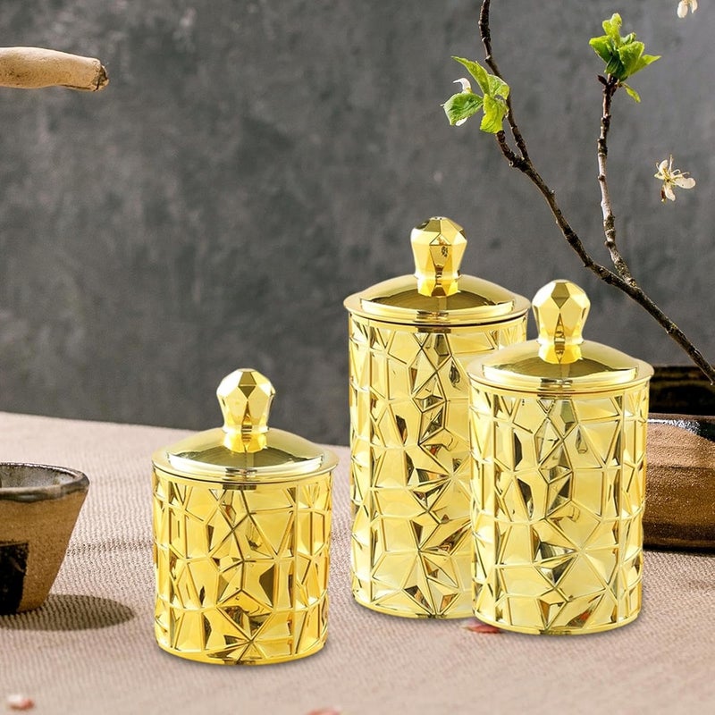 3X Food Storage Jars Multipurpose with Sealed Lids for Nuts Dried Fruit Rice - Image 4
