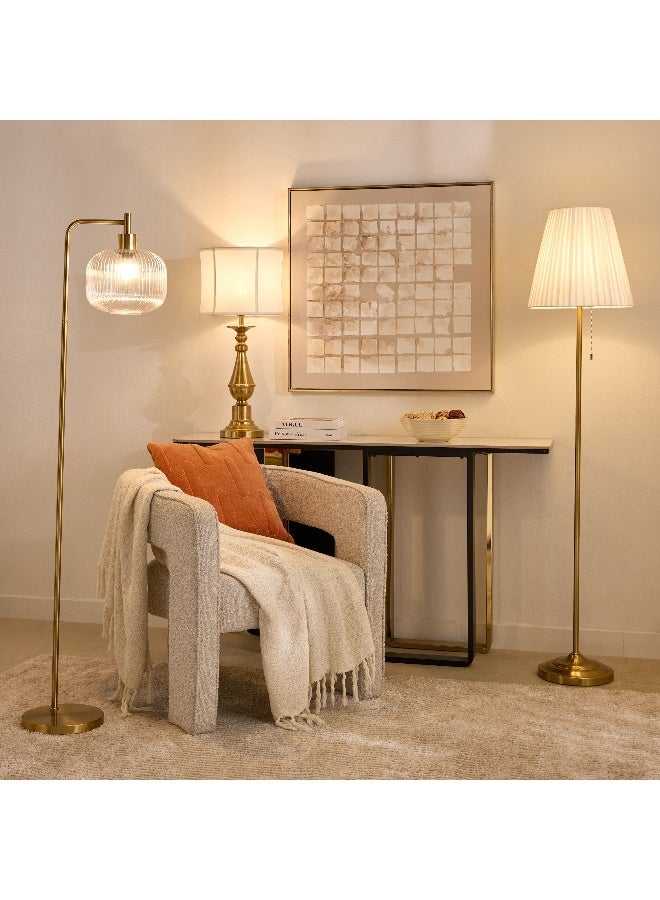 هوم بوكس مصباح طاولة معدني جلين مالوري بظل يدوي الصنع - ٣٣٧١ سم - Image 5