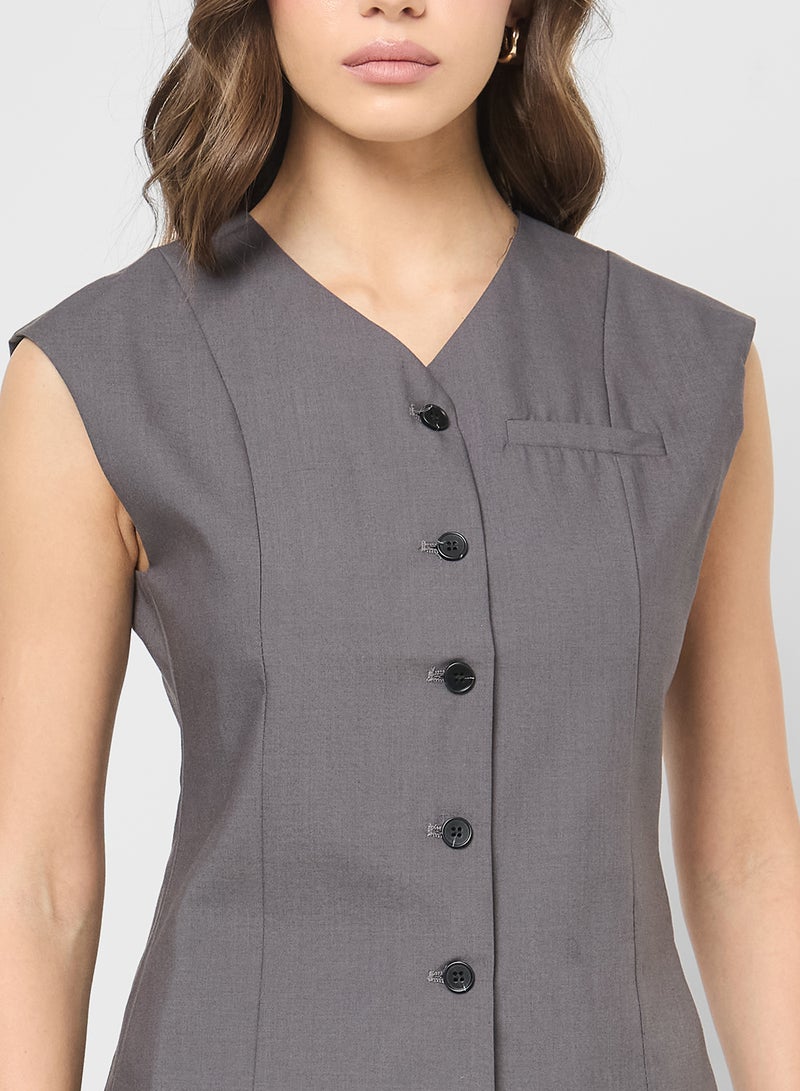 ELLA Sleeveless Vest Top - Image 3