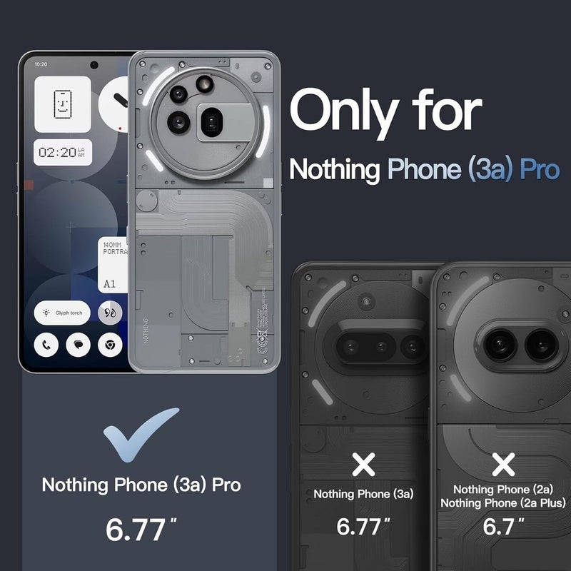 Realcase Silicone Back Cover Case for Nothing Phone 3A Pro 5G - Scratch-Resistant, Crystal Clear & Transparent - Image 2