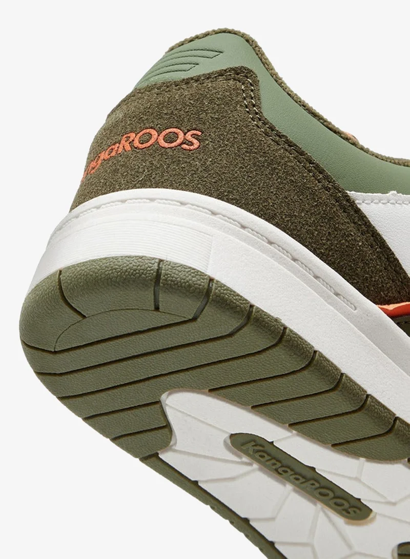 kangaROOS  Logo Detail Sneakers with Hook and Loop Closure for Men | Best Price UAE
