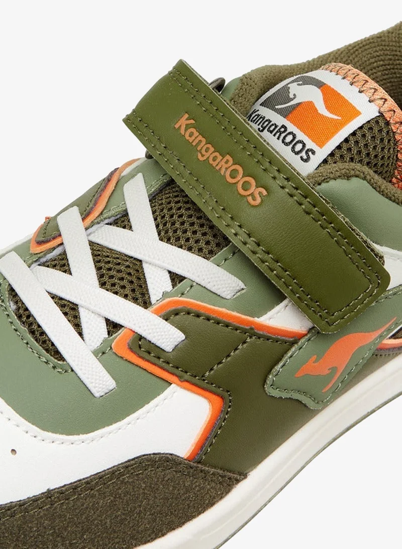 kangaROOS  Logo Detail Sneakers with Hook and Loop Closure for Men | Best Price UAE