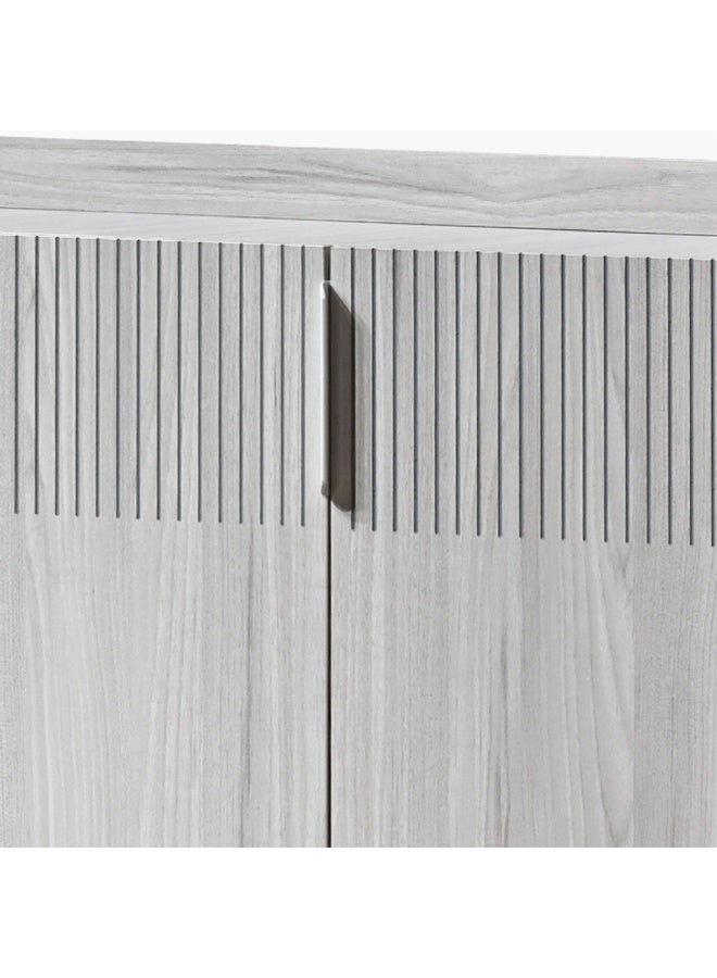 Home Box Elmwood 24-Pair Shoe Cabinet with 4 Doors 34 x 110 x 119 cm - Image 4