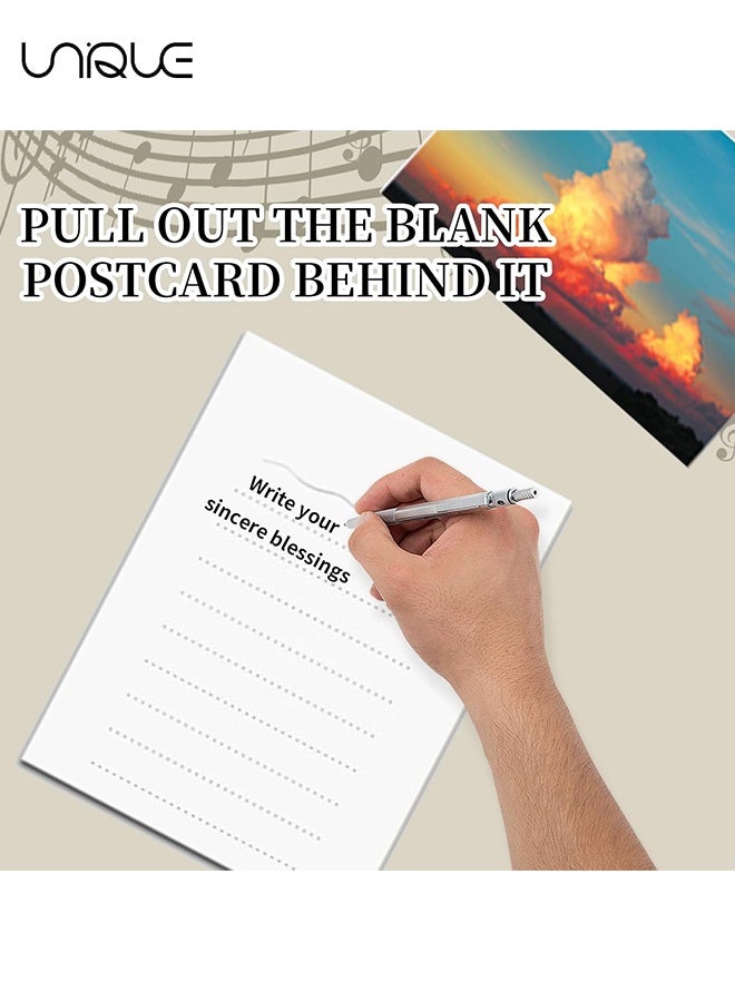 Unique Voice Greeting Card – 60 Second Recordable Audio Card with Playback – Customizable Photo – Personalized Voice Message Greeting for Birthday, Wedding, Anniversary, Special Occasions – Pink - Image 3