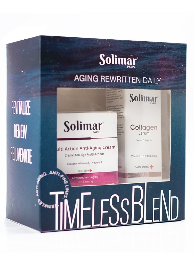 Solimar Paris - Timeless Blend Multi Action Anti-aging Skincare Routine Kit - Image 1