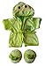Stuffems Toy Shop Frog Robe and Slippers Pajamas Outfit Teddy Bear Clothes Fit 14 Inch 18 Inch BuildaBear and Make Your - Image 3