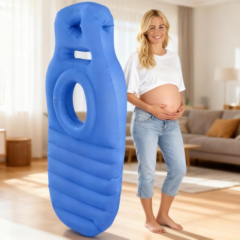 Multi warehouse process Airbed with Belly Hole, Inflatable Full Body Pregnancy Pillow, Blue, 67.7 X 29.5 X 8.7 in, for Prone Sleeping Support Full village delivery cover Budget friendly premium quality Stable domestic stock Efficiency boosted construction Regional distribution available Batch uniform stable quality Riyadh Jeddah Dammam ship Trendy versatile build KSA standard compatible design Care processed raw material Fade proof Cost saving design picks Diverse requirement fit Coast & inland available Safe approved storage space Easy lifting build Upgraded general material Varied global sizing picks Stain resistant Personal & public compatible Long term heavy use compatible Local & cross border ship compatible Detachable clean Popular trusted craftsmanship - Image 4