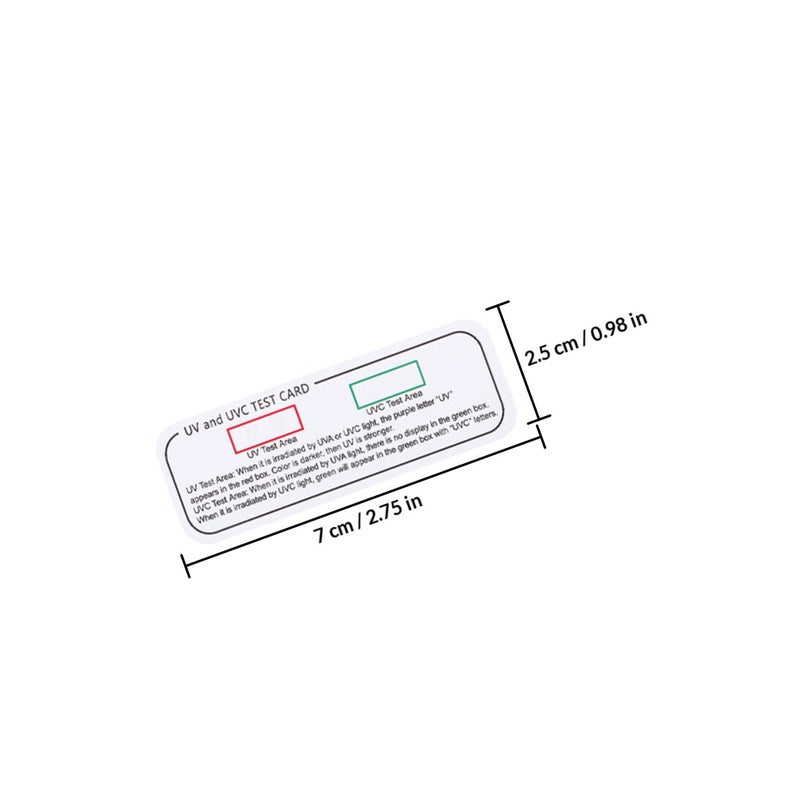 📦 بطاقة مستشعر الأشعة فوق البنفسجية لفحص أشعة UVA و بتصميم متين من مادة PVC للاستخدام المهني - Image 2