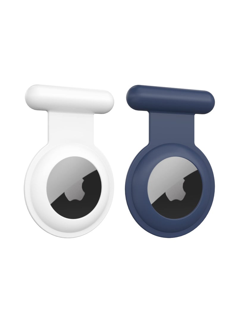 كاست ويف حامل مع دبوس بروش لعلامة AirTag ، حافظة مخفية لملابس AirTag ، مناسبة للأطفال وكبار السن ، بديل أفضل لملحقات AirTag من قلادة ، سوار معصم ، ساعة (عبوتان) - Image 1