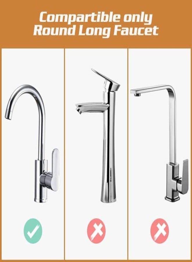 Roktry Stainless Steel Adjusting Multifunctional Over Kitchen Sink Caddy Clamp Faucet Sponge Scrubber Holder Storage Hanging Shelf Draining Bathroom Tap Shampoo Soap Organizer Rack - Image 3