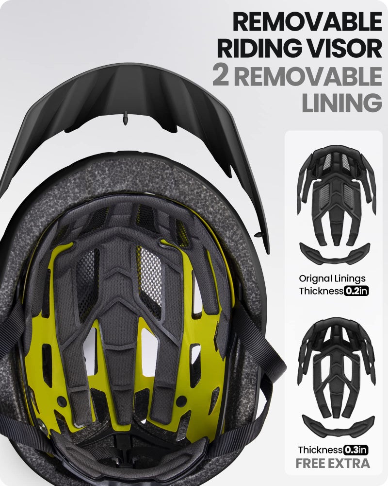 OutdoorMaster MIPS Adult Recreational Cycling Helmet - Carbon Black,M - Image 3