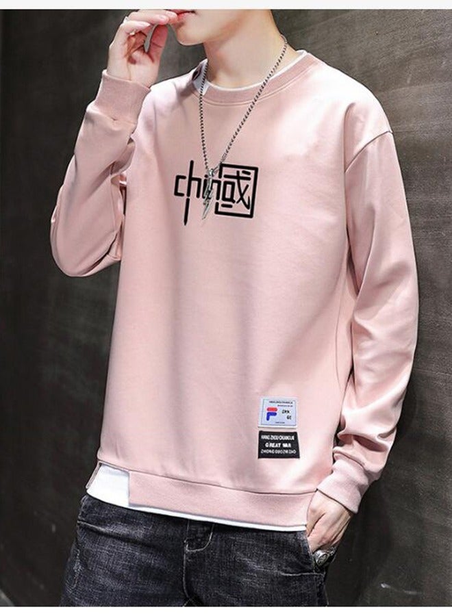 NIBEMINENT Men's Fashion Loose Long-sleeved Sweater Bottoming Shirt New Spring And Autumn Clothes - Image 2