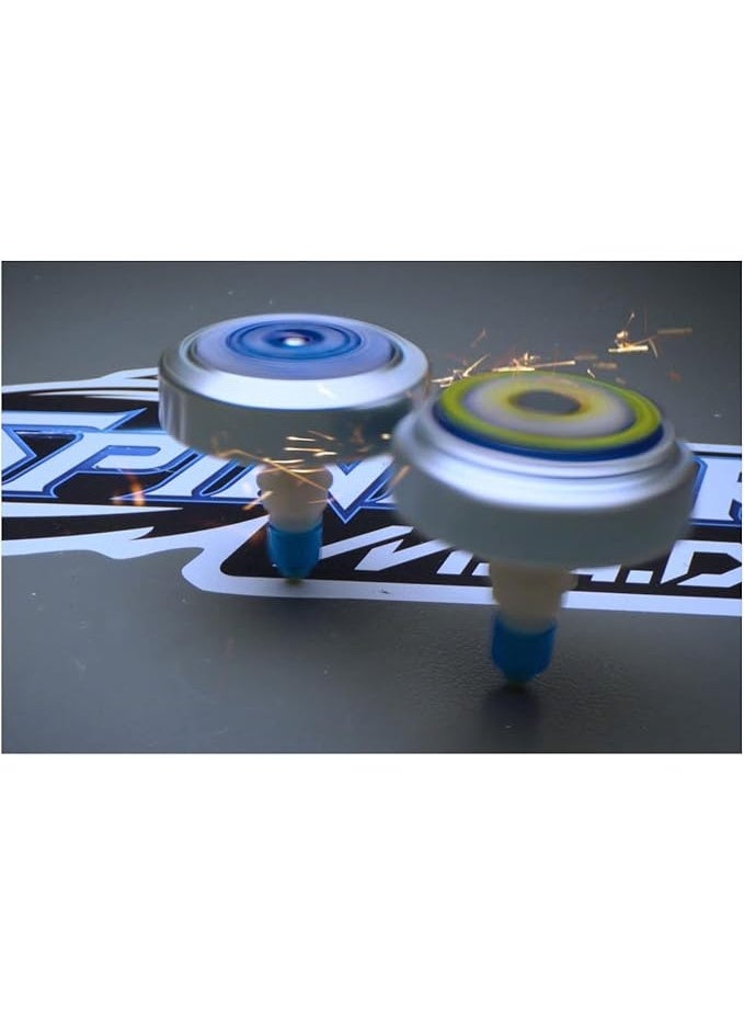 Silverlit Single Shot Blaster Firestorm – Powerful Spinner Toy with Lights & Sound, Metal Body - Image 4