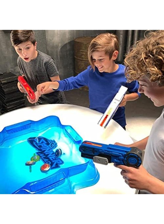 Silverlit Single Shot Blaster Firestorm – Powerful Spinner Toy with Lights & Sound, Metal Body - Image 3