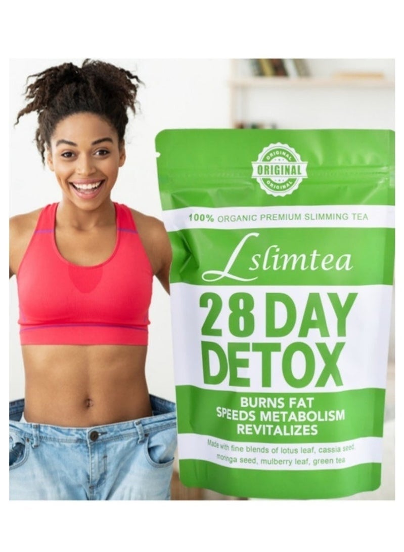 شاي ذكي شاي عضوي لتخفيف الوزن لمدة 28 يومًا: يعزز هضم الدهون وامتصاصها، ويساعد على حركة الأمعاء، ويدعم صحة المعدة، ويساعد على الهضم، ويقلل من تراكم الدهون في البطن - Image 3