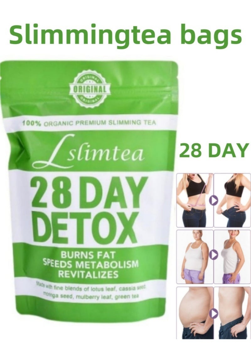 شاي ذكي شاي عضوي لتخفيف الوزن لمدة 28 يومًا: يعزز هضم الدهون وامتصاصها، ويساعد على حركة الأمعاء، ويدعم صحة المعدة، ويساعد على الهضم، ويقلل من تراكم الدهون في البطن - Image 5