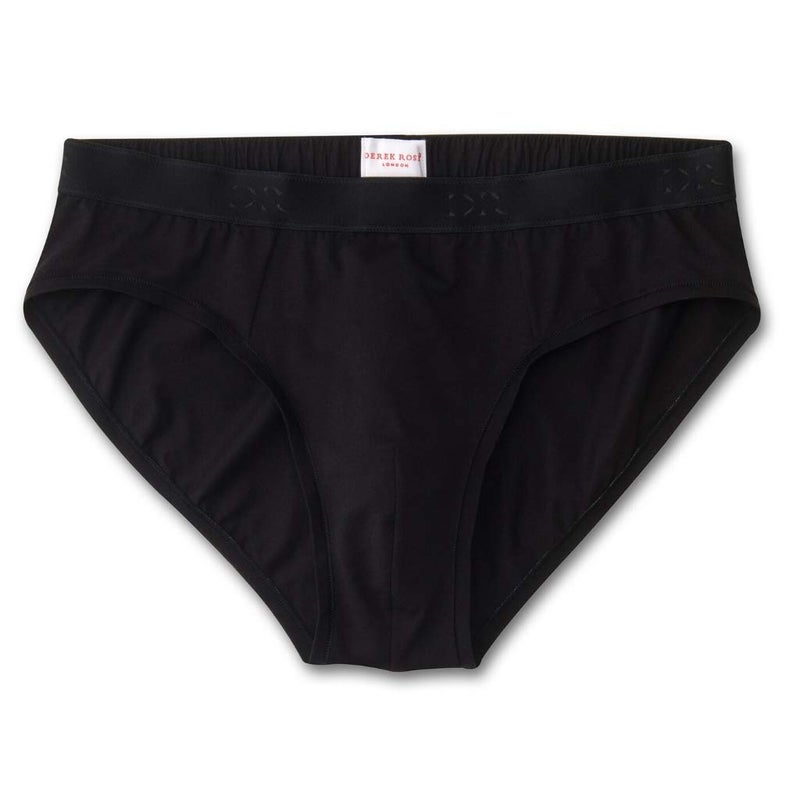 Derek Rose Men's Jack 1 Stretch Mid Brief, Black, Medium - Image 5