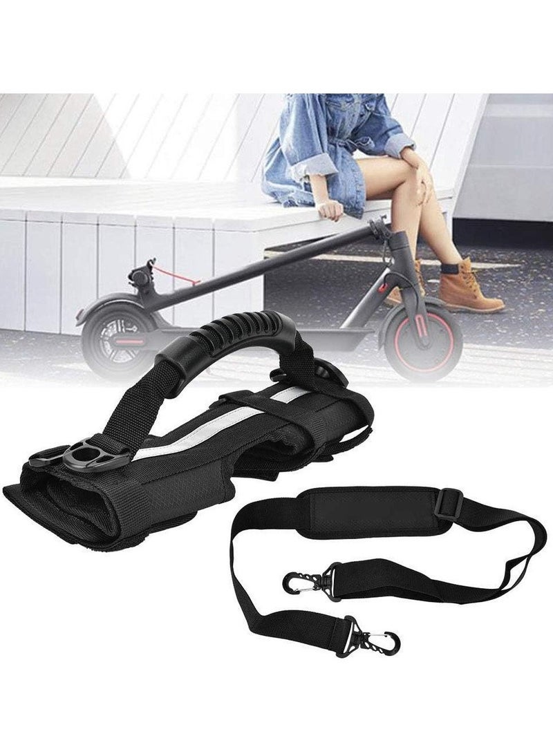Folding bicycle shoulder strap folding bicycle handlebar strap scooter upright pole binding handle - Image 1