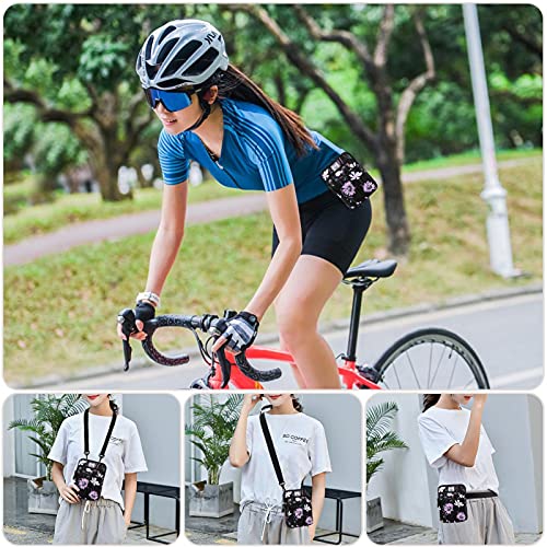KAMO Multifunction Phone Waist Bag - One Shoulder Diagonal Cross Smart Case - Triple Zip Hipster Crossbody Purse for Women & Men - Outdoor - Image 5