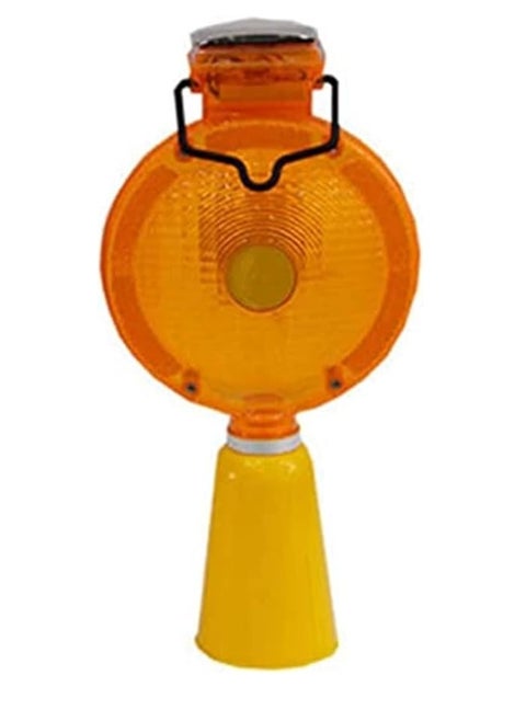 Roadway Safety Solar Warning Flashing Traffic Cone LED Light