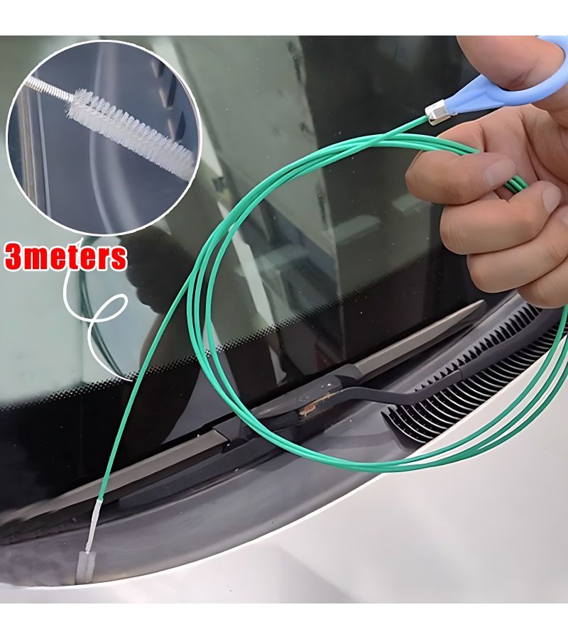 3Pcs 3M Car Drain Unclogger Brush Hose Cleaning Tool Sewer Unclogging Accessories - Image 4