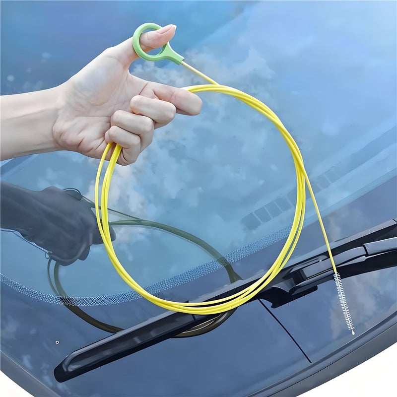 3Pcs 3M Car Drain Unclogger Brush Hose Cleaning Tool Sewer Unclogging Accessories - Image 1