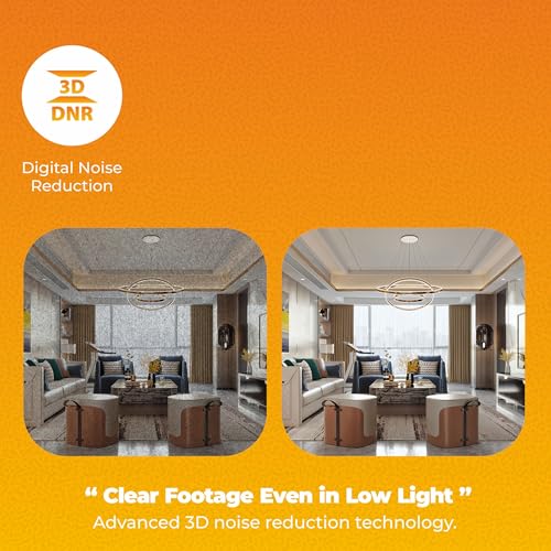 Trueview 2MP Dual Light HD Dome Wired CCTV Camera with Built-in Mic | Works with DVR (TVI/AHD/CVI/CVBS) | All Time Color Vision, 3.6mm Lens, 20M IR, 15M White LED | H.265 Compression - Image 5