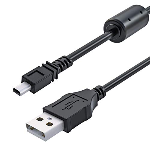 Ancable UC-E6 USB Cable, Ancable 3-Feet USB Mini-B Universal Digital Camera Data Transfer Cord Charger Cable Compatible for Nikon CoolPix, L, D, P, Series Digital Camera - Image 1