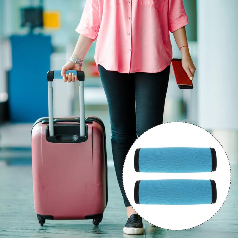 comfrt 2pcs Luggage Handle Wraps Luggage Tags Grips Identifiers Markers Covers Gripper for Suitcases Bags - Image 2