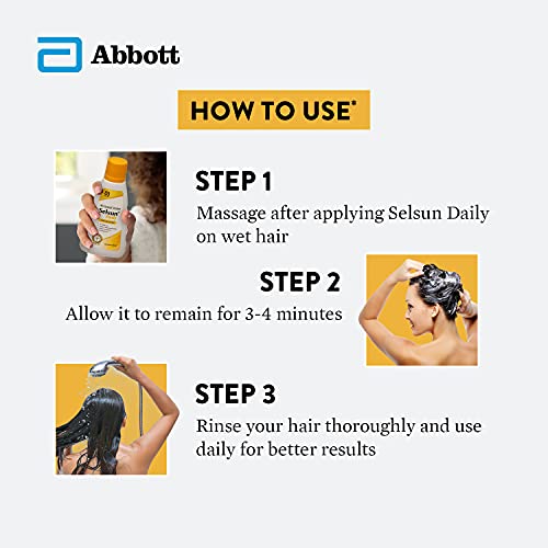 Selsun Daily Anti Dandruff Shampoo, Clears away dandruff flakes, Relieves from dandruff related itching, pH balanced,sulphate free,paraben free, 200ml (Pack of 1) - Image 4